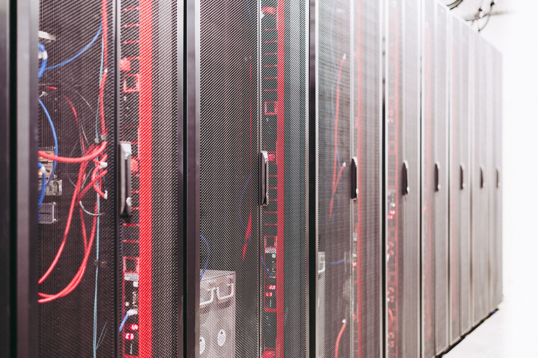 Server infrastructure representing blockchain network operations for institutional staking platforms