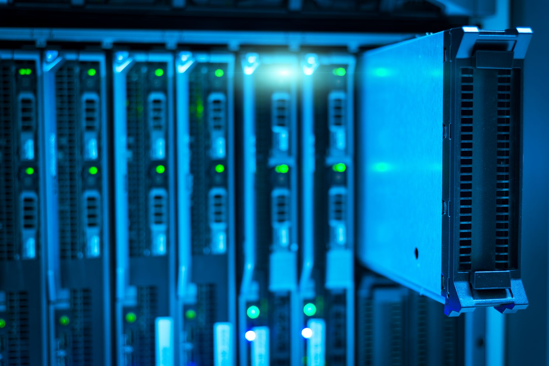 Server infrastructure representing digital asset data operations for institutional markets