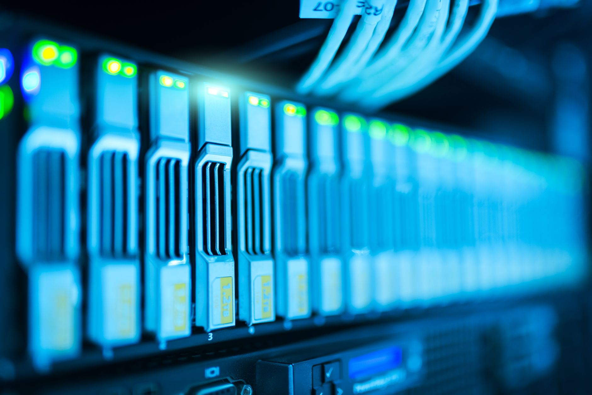 Bitcoin network node server hardware in a data center