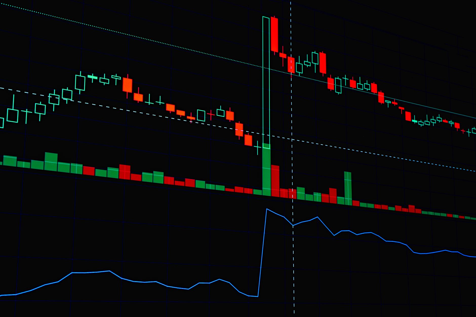 Analyst reviewing transaction data on a screen showing charts and numerical breakdowns