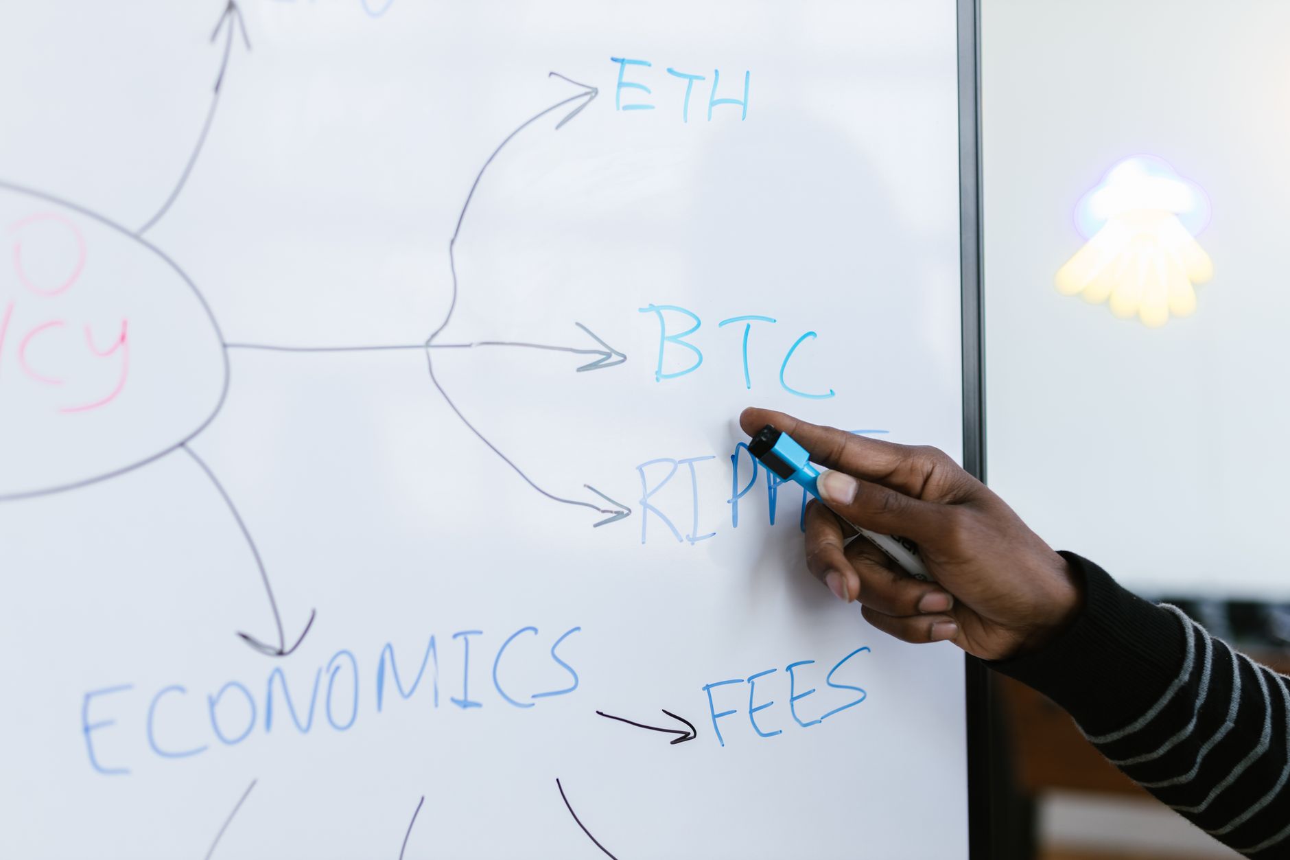 Digital representation of a secure blockchain vault storing financial assets