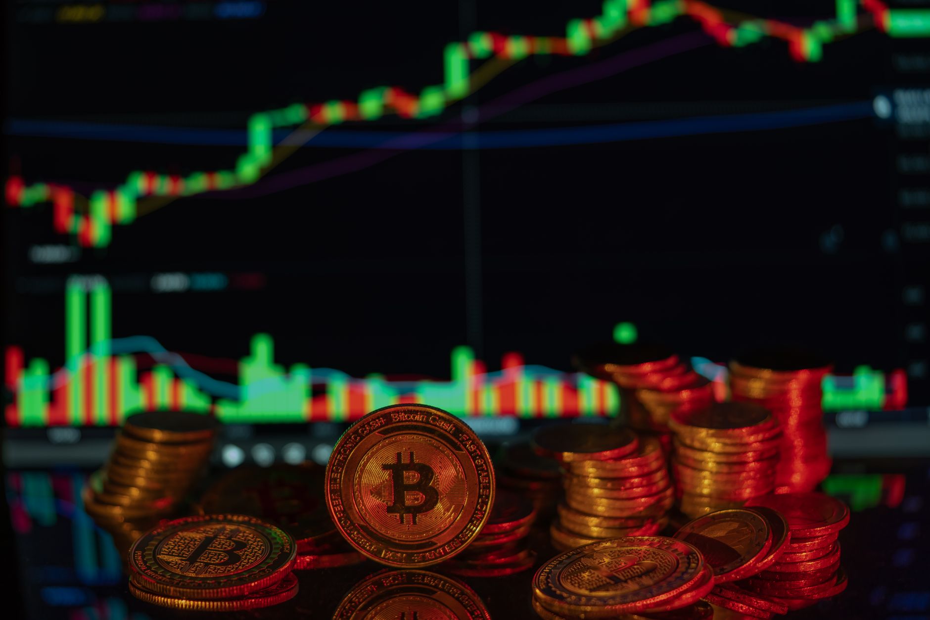 Bitcoin price chart near key options strike levels ahead of Friday expiry