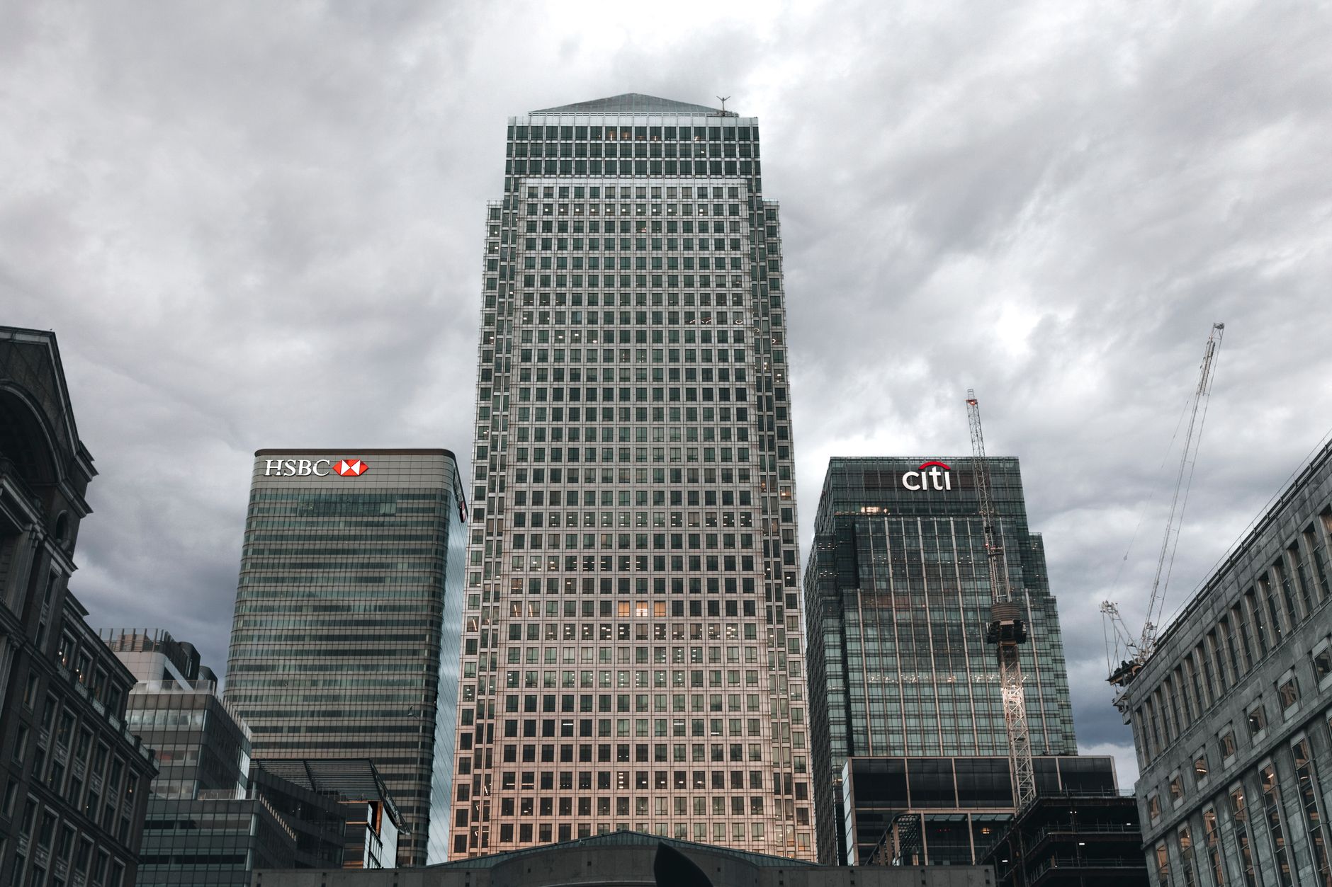 Traditional bank building representing institutional finance adoption of blockchain technology