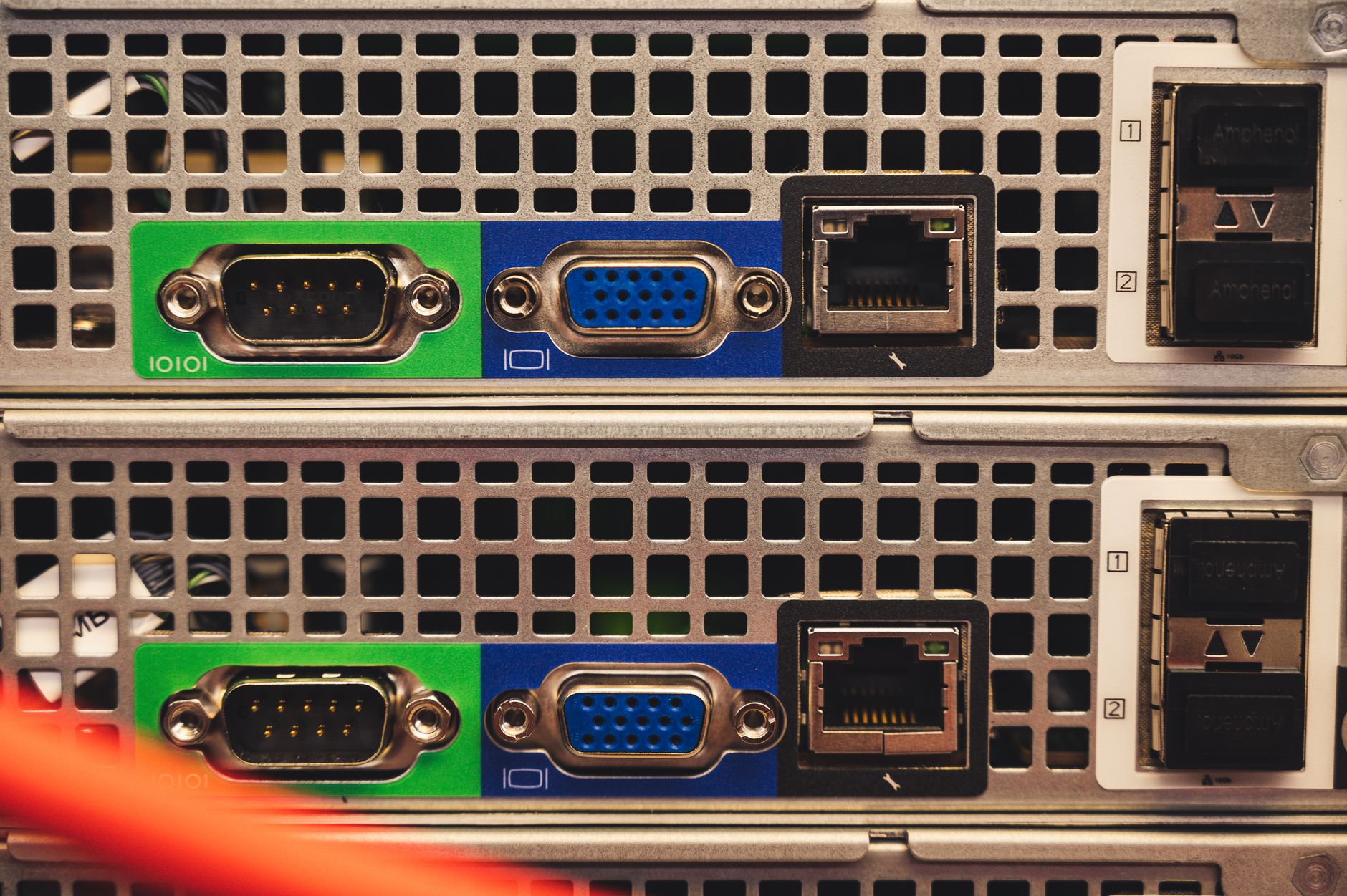 Abstract network nodes symbolizing a protocol upgrade process