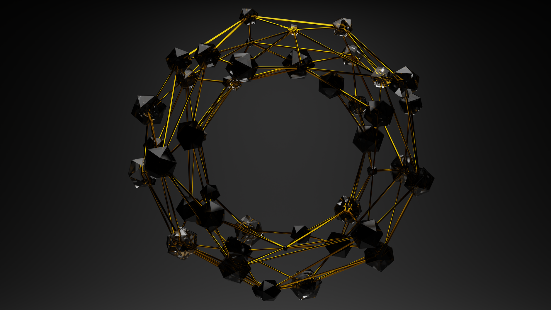 Abstract visualization of onchain lending protocol infrastructure