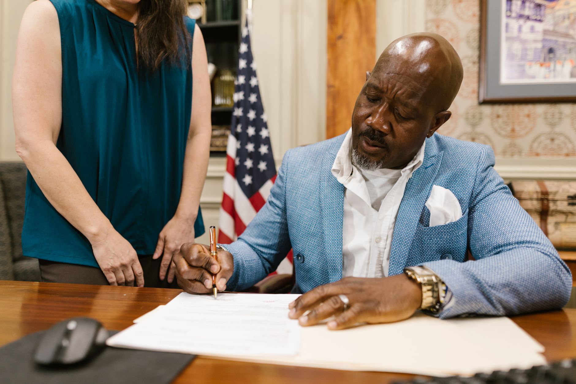 Legislative document representing crypto tax bill markup process