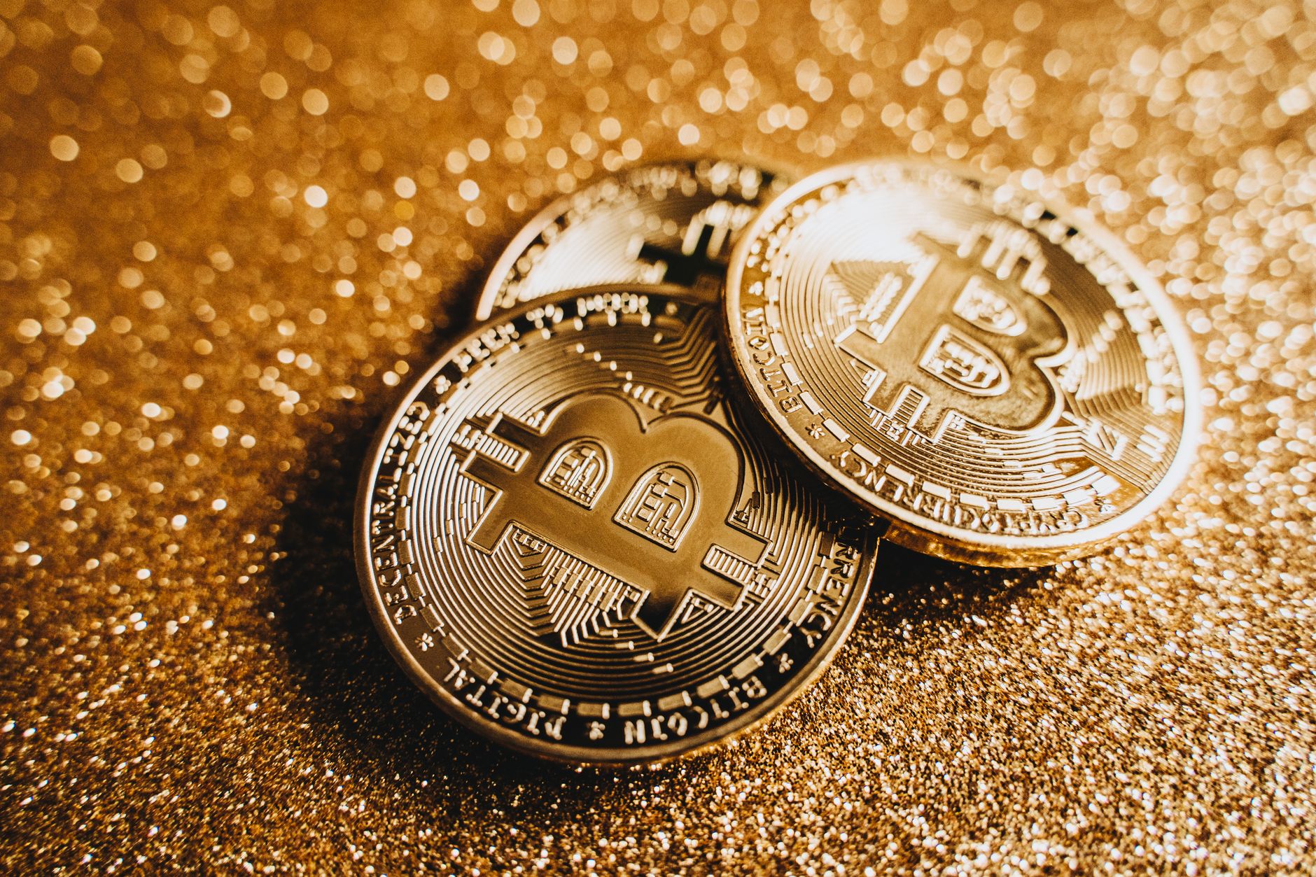 Bitcoin coin representing spot BTC exposure held through ETF products